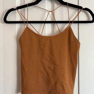 Chic Tan Spaghetti Strap Camisole